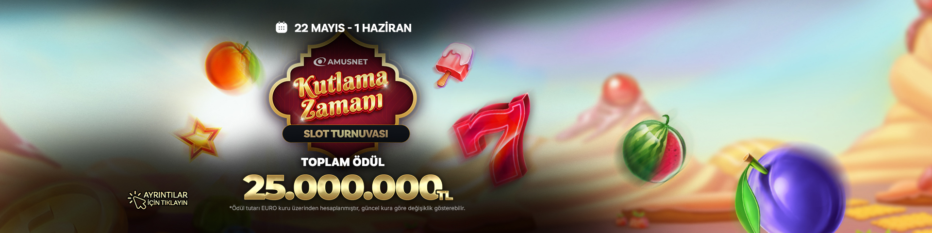 Amusnet kutlama zamanı
